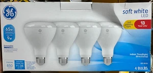 General Electric GE 4pk 10W Equivalent 65W BR30 LED Floodlight Bulb Soft White - Picture 1 of 1