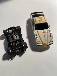 Tyco HO Slot Car Firebird White/Yellow/Orange #54 Runs Strong EC - Picture 1 of 6