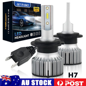 2x H7 LED Headlight Globe White 12V Fit BMW 5 Series E39 E60 1997-2010 E82 08-12