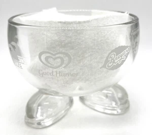 Pedestal de vidrio Klondike Good Humor Breyers helado Sundae tazón de cereal Difícil de encontrar - Imagen 1 de 10