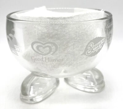 Klondike Buen Humor Breyers Pedestal de Vidrio Helado Helado Cereal Cuenco Difícil de Encontrar Foto 1 de 4