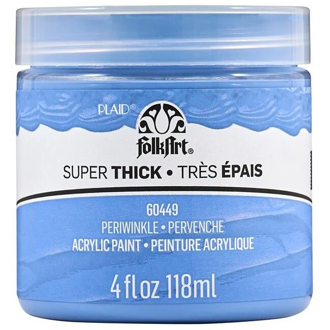 FolkArt Super Thick Acrylic Paint 4oz-Periwinkle - Image 1 of 1