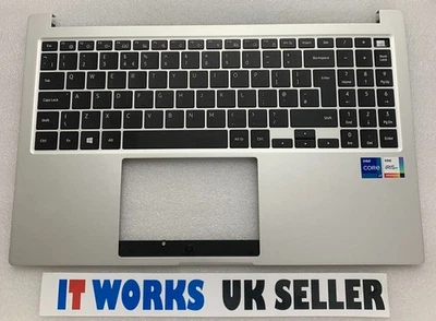 Core i7 Samsung Galaxy Book NP750XDA-KD3UK UK Keyboard Palmrest Touchpad Cover - Image 1 of 4
