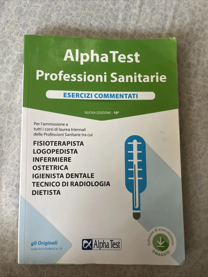 Alpha Test Professioni Sanitarie                     Esercizi Commentati - Immagine 1 di 1