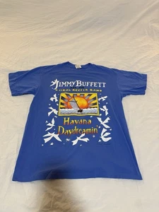 Camiseta De Colección Jimmy Buffett 1997 Havana Daydreamin' Tour Azul Talla Grande 163 - Imagen 1 de 8