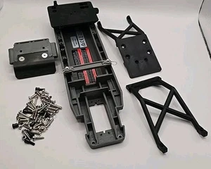 Fits Traxxas Stampede 2wd Chassis 3622R Skid Plates Bulkhead Bumper & Screws - Picture 1 of 4