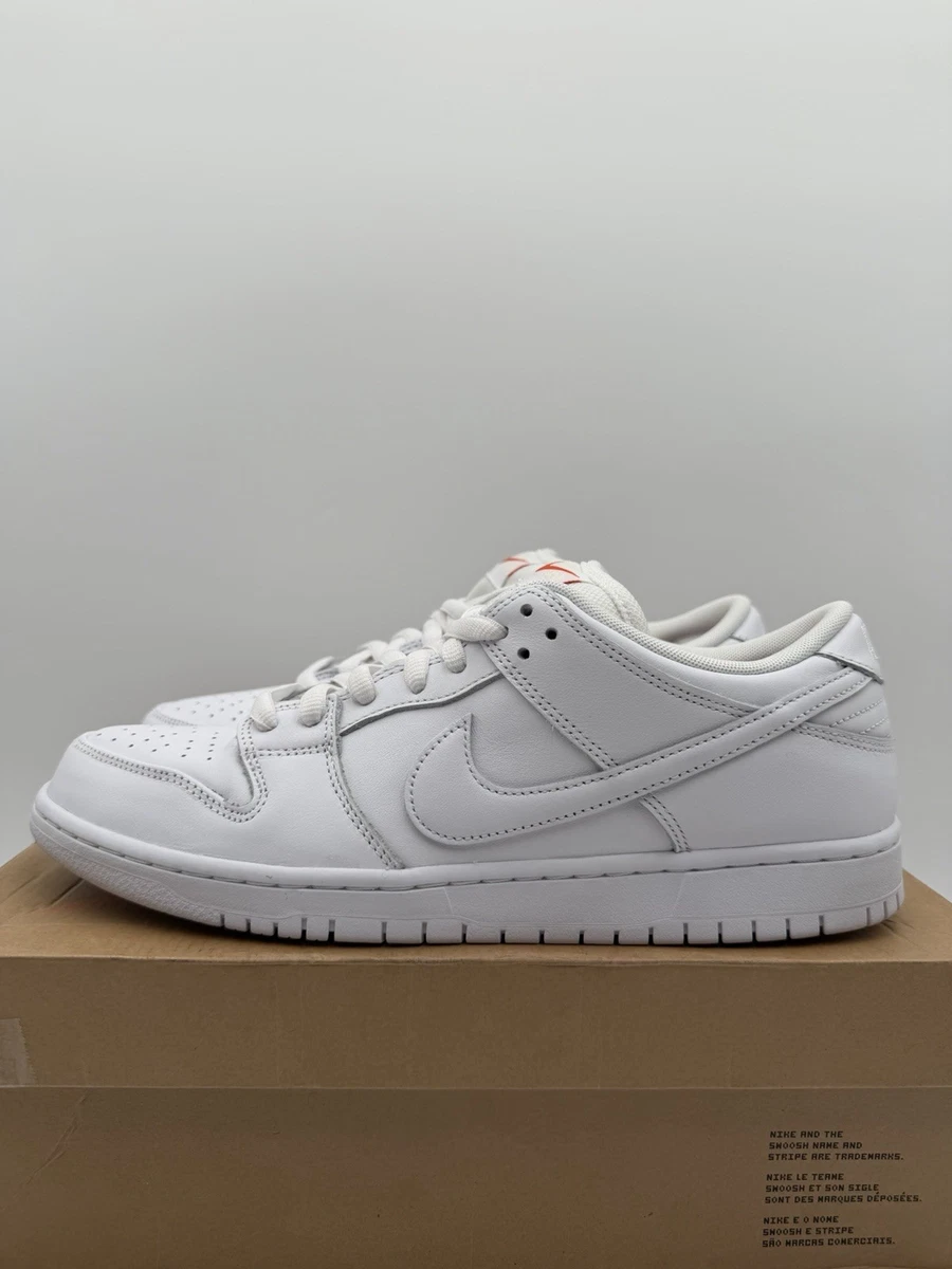 NIKE SB DUNK LOW PRO ”TRIPLE WHITE\"26.5 Nike SB Dunk Low Pro Triple White – Newcop