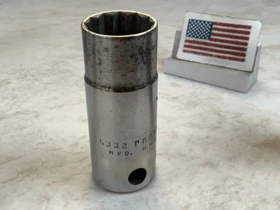 PROTO 5332, 1in. 1/2 Drive 12pt Deep SAE Socket - modified - USA - Image 1 of 4
