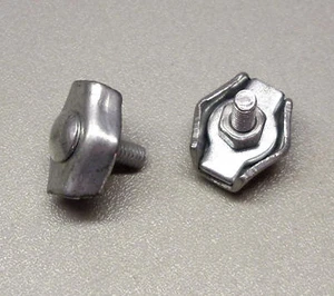 2 Stück Drahtseilklemmen Simplex 3 mm  (M9005) - Picture 1 of 1