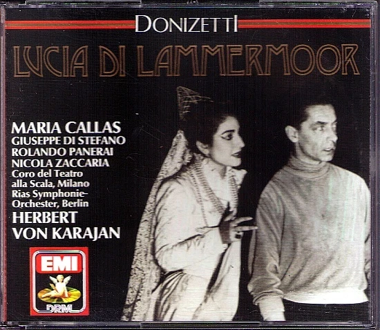 DONIZETTI Lucia di Lammermoor MARIA CALLAS DI STEFANO KARAJAN 2CD Zaccaria Villa - Bild 1 von 1