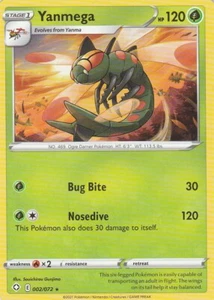 Yanmega 2/72 Pokemon Shining Fates - Picture 1 of 2