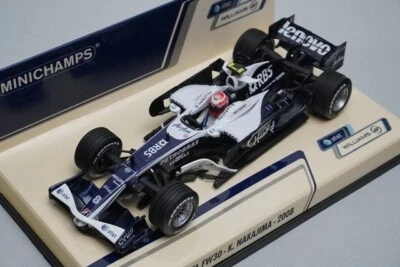 1:43 MINICHAMPS 400080008 AT&T Williams Toyota FW30 2008 Kazuki Nakajima #8 - Image 1 of 4