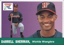 1991 Wichita Wranglers Rock's Dugout #23 Darrell Sherman