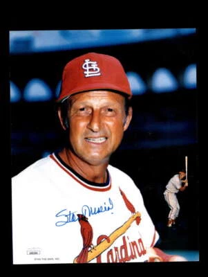 Stan Musial JSA Certed Signed  8x10 Photo 2 Autograph Cardinals - Image 1 of 3