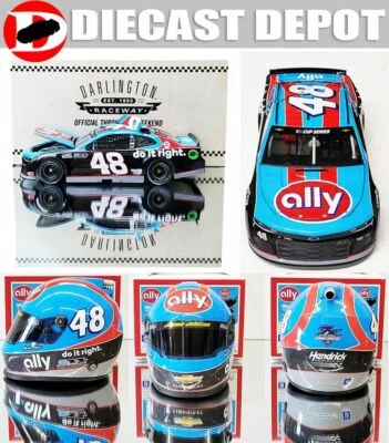 Combo de casco Jimmie Johnson 2020 Darlington Retro 1/24 Acción y Marca Art MII Foto 1 de 4