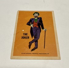 1974 National Periodical Wonder Bread DC Comics The Joker