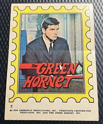1966 Topps Green Hornet Set Break Sticker #2 Mid-Grade No Creases - Centered - Image 1 of 4