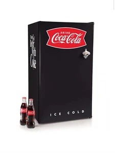 1950s Coke Cola Retro Mini Fridge 3.2 Cu. ft. Refrigerator Freezer Dorm Apart - Picture 1 of 14