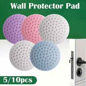 5/10pcs Self-Adhesive Wall Guard Pads Silicone Door Stopper guard Protectors Set - Picture 1 of 12