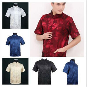 Chemise 5 couleurs Kung Fu hauts décontractés traditionnels chinois chauds pour hommes M L XL XXL 3XL