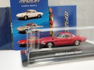 KYOSHO 1/64 MAZDA Cosmo Sport Red Diecast Model Car  F/Shipping  F/Japan