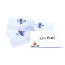 Announce Combi Clip Name Badge 54X90 P50 NEW