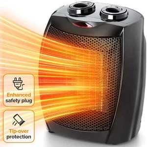 750W/1500W Space Heater - ETL Certified, Silent Heating, V-0 Flame Retardant - Picture 1 of 7