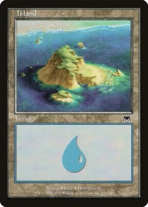 MTG ISLAND FOIL PLAYED - ISOLA 337 ONS - Picture 1 of 1