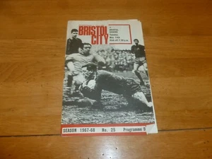 Programa BRISTOL CITY - Temporada 1967/1968 - No 25 - Fecha 14/05/1968 v Bristol R - Imagen 1 de 5