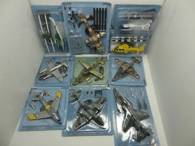 LOTTO ITALERI-FABBRI AVIAZIONE MILITARE SCALA 1/100 : 10 AEREI/ELICOTTERI WWII - Immagine 1 di 4