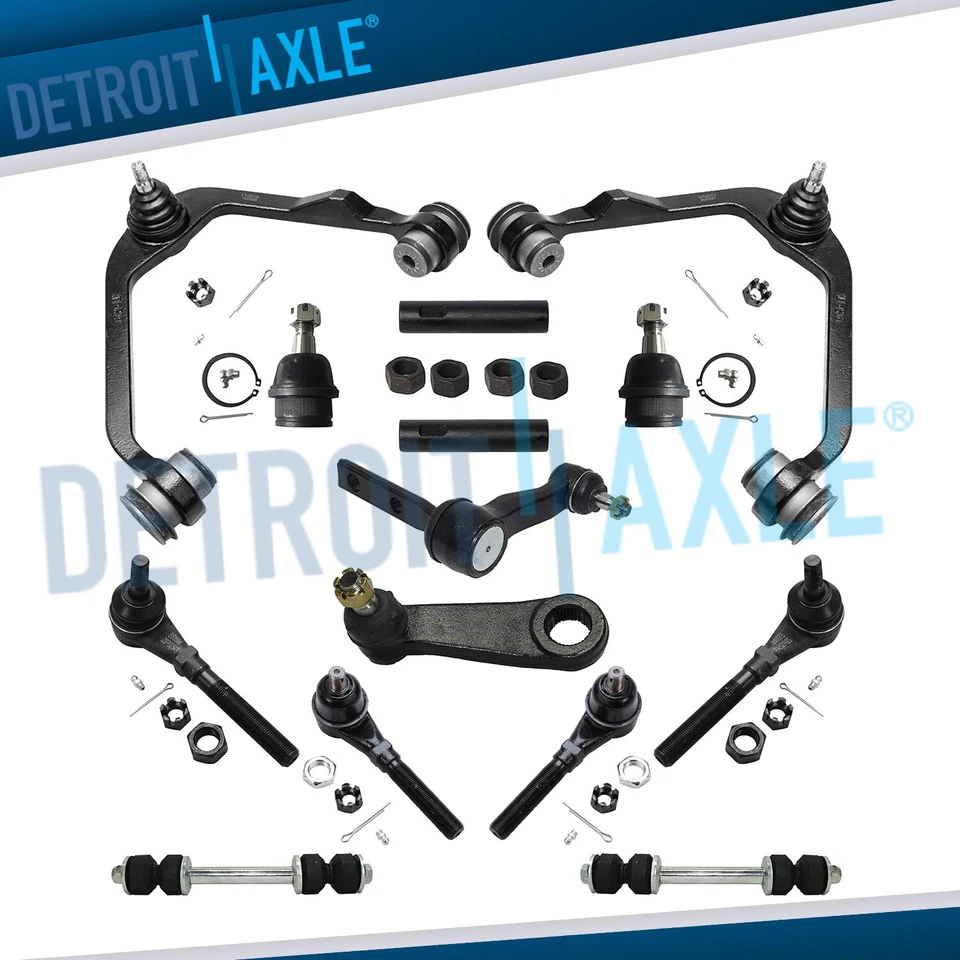 4WD 14pc Front Upper Control Arm Idler Sway Bar for F150 F250 Lincoln Navigator - Image 1 of 4