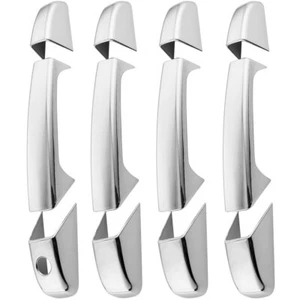 Cubiertas de manija de puerta cromadas para Silverado Tahoe Sierra Avalancha Escalada Yukon D6 - Imagen 1 de 5