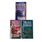 3 Romance Books Nicole Jordan Desire Ecstasy Master of Temptation Notorious Sexy