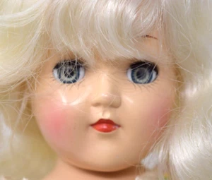 Vintage Ideal Doll P90 Platinum Blonde Stitched Hair Toni 1950s - Picture 1 of 12