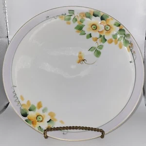 Yellow and Green ~ Purple Gold Rim ~ Meito ~ Nippon China ~ EUC - Picture 1 of 6