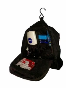 Kulturbeutel XL mit Haken aus Metall an der Rückseite - Bild 1 von 2