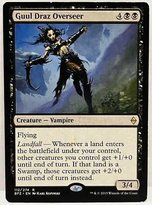 Guul Draz Overseer- #112- Battle for Zendikar- Regular- MP - Image 1 of 2