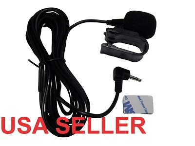 2.5mm Microphone For Pioneer Car Stereo GPS DVD  Bluetooth Enabled  Mic  U Clip - Image 1 of 4