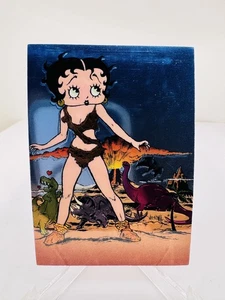 1997 Krome Productions Betty Boop Dinosaurs Card #34 Chromium Series 2 - Picture 1 of 6