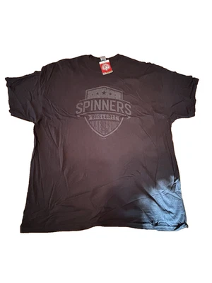 Lowell Spinners Béisbol Escudo Negro Camiseta Talla 2xl Grande (025) Foto 1 de 4