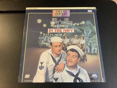 ABBOTT & COSTELLO IN THE NAVY ENCORE MOVIE LASERDISC DICK POWELL NEW SEALED - Image 1 of 2