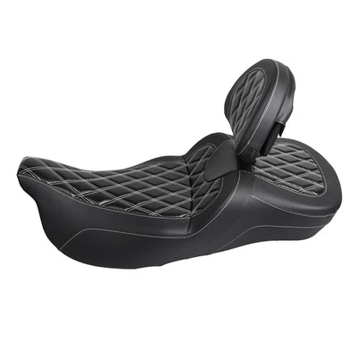 Two Up Driver Passenger Seat For Harley Street Glide Road King FLHR Police FLHP Foto 1 de 4