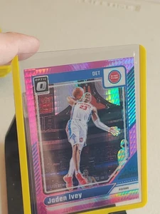 Jaden Ivey [Hyper Pink] #182 (2024 Panini Donruss Optic) - Imagen 1 de 1