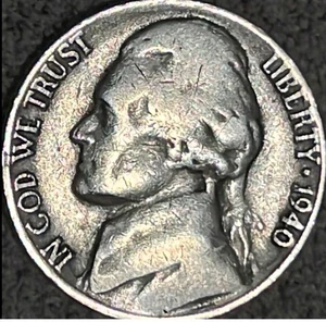 Rare Error Coin ~1940-S Jefferson Nickel-Die Crack, DDO/DDR, RPM Plus! - Picture 1 of 4