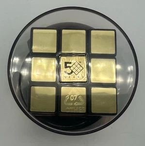 Cubo de Rubik genuino 50 aniversario edición especial retro sellado de fábrica nuevo - Imagen 1 de 5