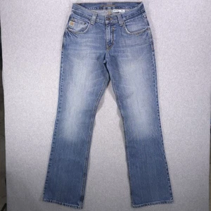 Cinch Carter Mid Rise Relaxed Bootcut Cowboy Denim Jeans Mens 32x36 (32x37) - Picture 1 of 18