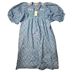 Neu Übergröße XL Mille Resort and Travel Safran Kleid Baumwolle Midikleid 167888 - Bild 1 von 12