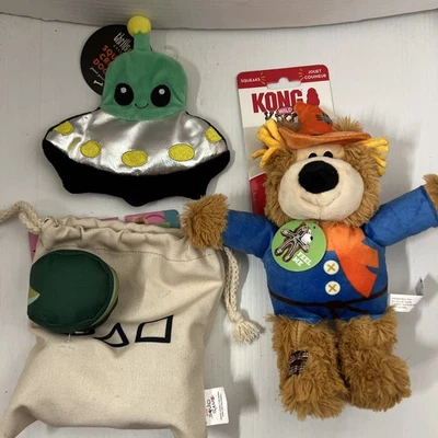 3 Nudos Kong Juguete Perro Chirriante Suave Peluche Calamar Juegos Alien Envío Gratis Foto 1 de 4