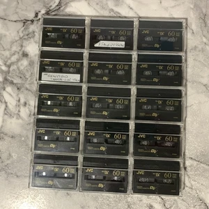 JVC DVM-60 Mini DV Digital Video Camcorder Tapes/Cassettes Used Bundle x15 - Picture 1 of 1