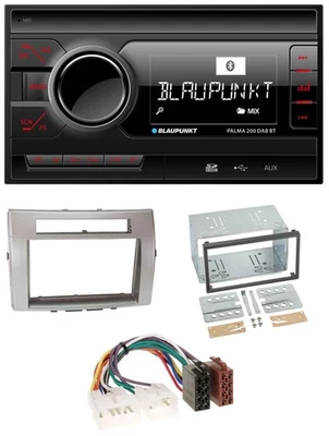 Blaupunkt MP3 Bluetooth DAB 2DIN SD USB Autoradio für Toyota Corolla Verso 04-09 - Bild 1 von 4